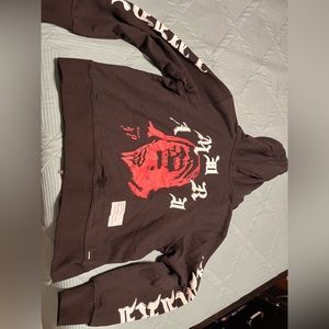 Amiri Wes lang solar kings zip hoodie black size small